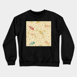 Birds in flowers Crewneck Sweatshirt